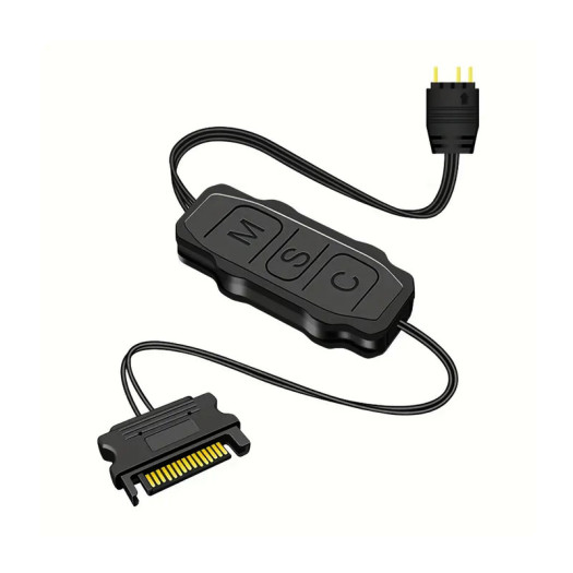 ARGB Controller 5V 3pin To SATA Black (Cable only)